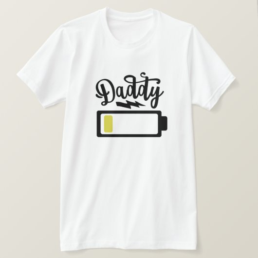 Daddy Akku Level T-Shirt (Design vorne)