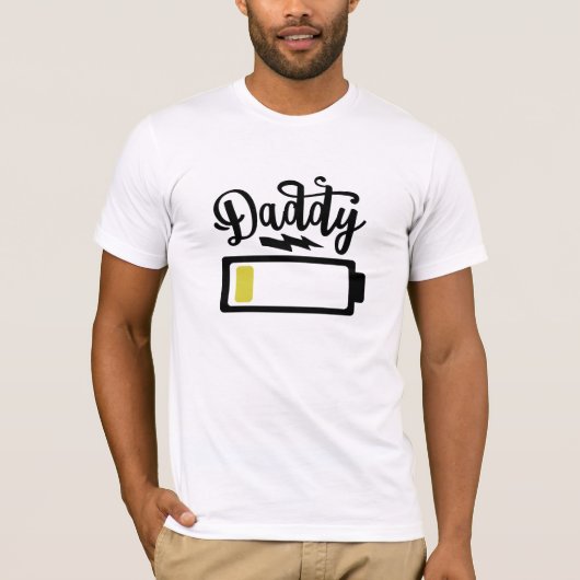Daddy Akku Level T-Shirt (Vorderseite)