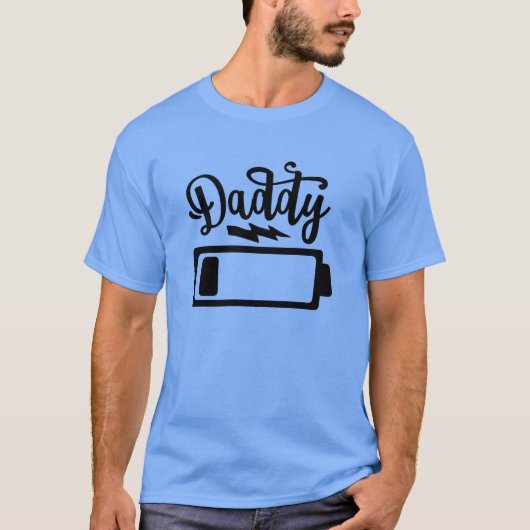 Daddy Akku Level T-Shirt (Vorderseite)