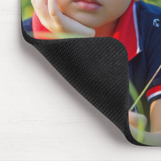 DADDY Akronym mit Foto Mouse Pad Mousepad (Ecke)