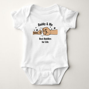 Daddy and Me Best Buddies Baby 1. Vatertag Strampler