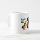 Daddy and Me - Mallard Duck Edition Kaffeetasse (Vorderseite Links)