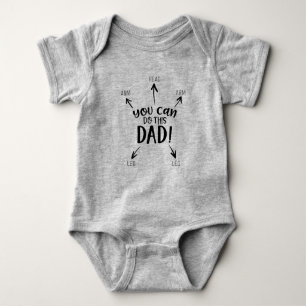 Daddy-Anweisungen Baby Strampler