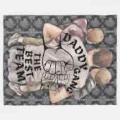 Daddy, Bande Fleecedecke (Vorderseite (Horizontal))