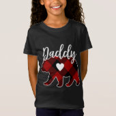 Daddy Bar Christmas Buffalo Kariert Red White und T-Shirt (Vorderseite)
