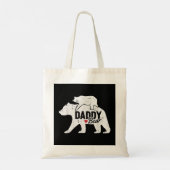 Daddy Bar Vathers Day Niedlich Baby Cub Papa Vater Tragetasche (Rückseite)