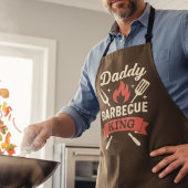 Daddy Barbecue King BBQ Apron for Dad Schürze