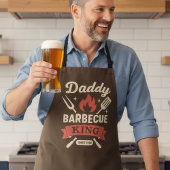 Daddy Barbecue King BBQ Apron for Dad Schürze