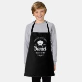 Daddy — Barbecue King Personalized BBQ Apron Schürze (Getragen)
