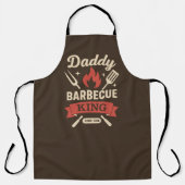 Daddy Barbecue King — Personalized BBQ Apron Schürze (Vorderseite)