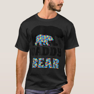 Daddy Bear Autismus Bewusstsein T-Shirt