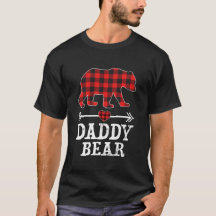 Daddy Bear Christmas Pajama Red Kariert Buffalo