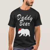 Daddy Bear Christmas Santa Family Matching PJ T-Shirt (Vorderseite)