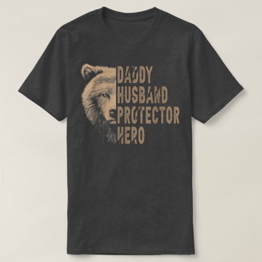 Daddy Bear Dad Gift  T-Shirt (Design vorne)