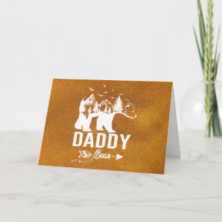 Daddy Bear Faltkarte Karte