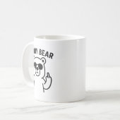 Daddy Bear Funny Gift For Men Boys Kaffeetasse (Vorderseite Links)