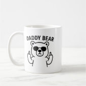 Daddy Bear Funny Gift For Men Boys Kaffeetasse (Links)