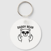 Daddy Bear Funny Gift For Men Boys Schlüsselanhänger (Vorderseite)