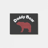 DADDY BEAR POST-IT KLEBEZETTEL (Vorderseite)