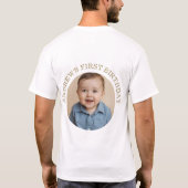 Daddy Bear, Teddy Bären Design mit individuellem F T-Shirt (Rückseite)
