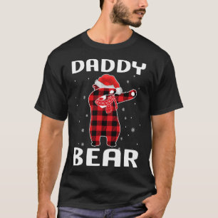 Daddy Bear trommelt Weihnachts-Pajama mit Weihnach T-Shirt