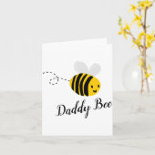 Daddy Bee Karte (Gelbe Blume)