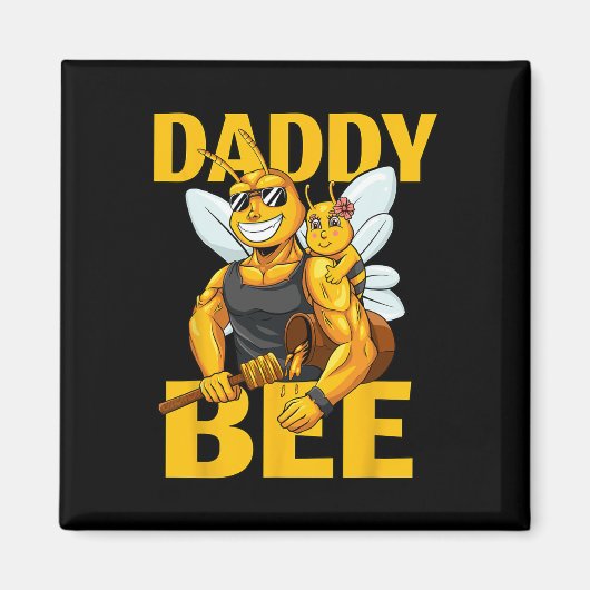 Daddy Beekeeping Honey Daddy mit Tochter Gir Magnet (Vorne)