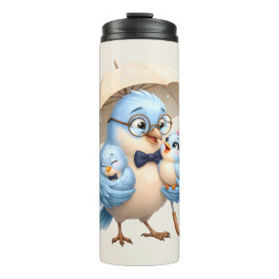 Daddy Bird Coffee Tumbler Familien-Stil Thermosbecher