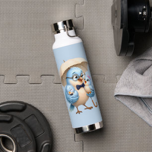 Daddy Bird Edelstahl-Wasserflasche Familie Trinkflasche