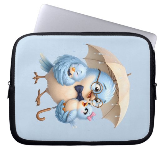 Daddy Bird Elektronik-Tasche Reise-Tech-Organizer Laptopschutzhülle (Vorderseite)