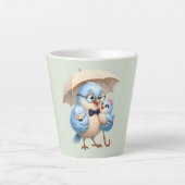 Daddy Bird Family Latte Tasse (Vorderseite)