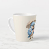 Daddy Bird Latte Tasse Vatertag Geschenk (Linke Ecke)
