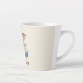 Daddy Bird Latte Tasse Vatertag Geschenk (Rechts)