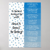 Daddy Birthday Coupons Poster (Vorne)