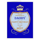 Daddy Birthday with Shield (Vorne)