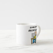 Daddy Blogger Espressotasse (Vorderseite Rechts)