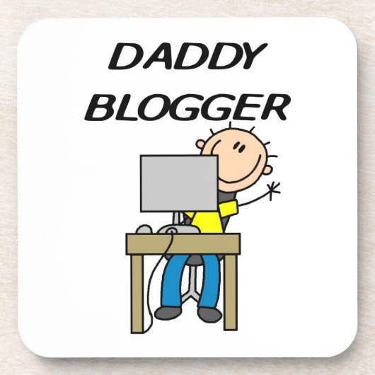 Daddy Blogger Getränkeuntersetzer (Vorderseite)