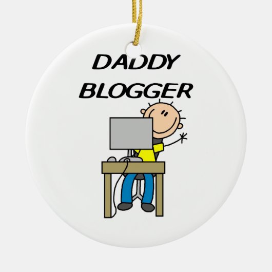 Daddy Blogger Keramikornament (Vorne)