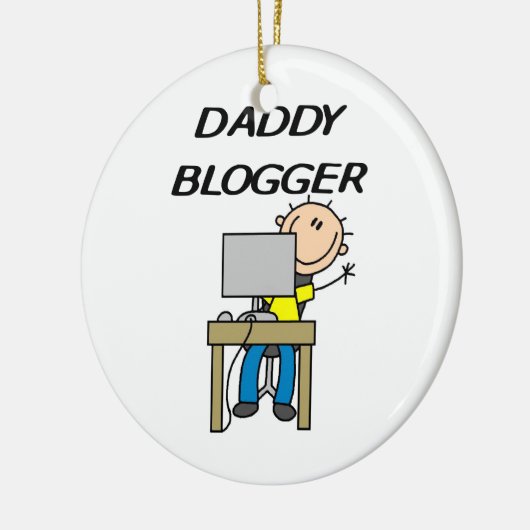 Daddy Blogger Keramikornament (Links)