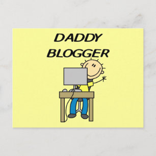 Daddy Blogger T-Shirts und Geschenke Postkarte