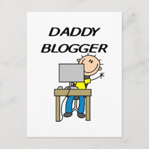 Daddy Blogger T-Shirts und Geschenke Postkarte