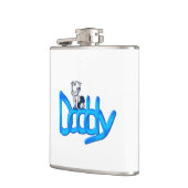Daddy Blue Baby Flachmann (Links)