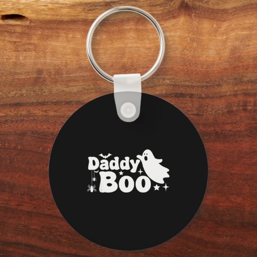 Daddy Boo Funny Ghost Halloween Family Matching Schlüsselanhänger (Vorderseite)