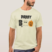 Daddy Boo Orange Black Halloween Familie Matching T-Shirt (Vorderseite)