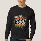 Daddy Boo | Orange Halloween Sweatshirt (Vorderseite)