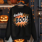 Daddy Boo | Orange Halloween Sweatshirt