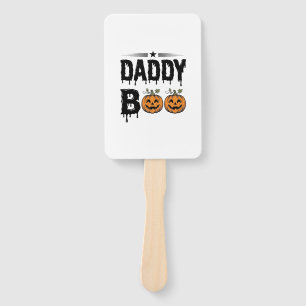 Daddy Boo Vintage Halloween-Kürbis-Shirt-Design_1 Fächer