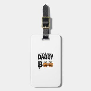 Daddy Boo Vintage Halloween-Kürbis-Shirt-Design_1 Gepäckanhänger
