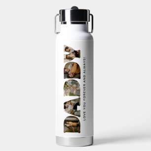DADDY Brief Foto Collage Vatertag  Trinkflasche