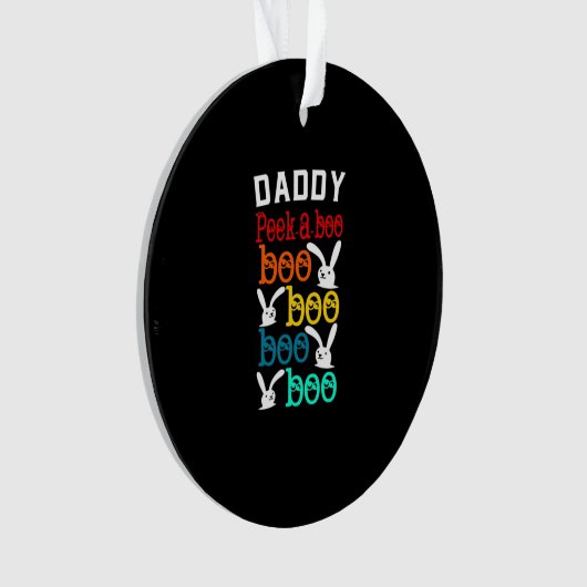 Daddy Bunny Game for Men_s Novelty Ornament (Vorderseite)